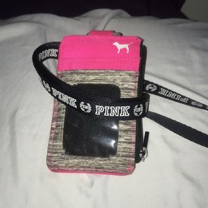 vs pink lanyard